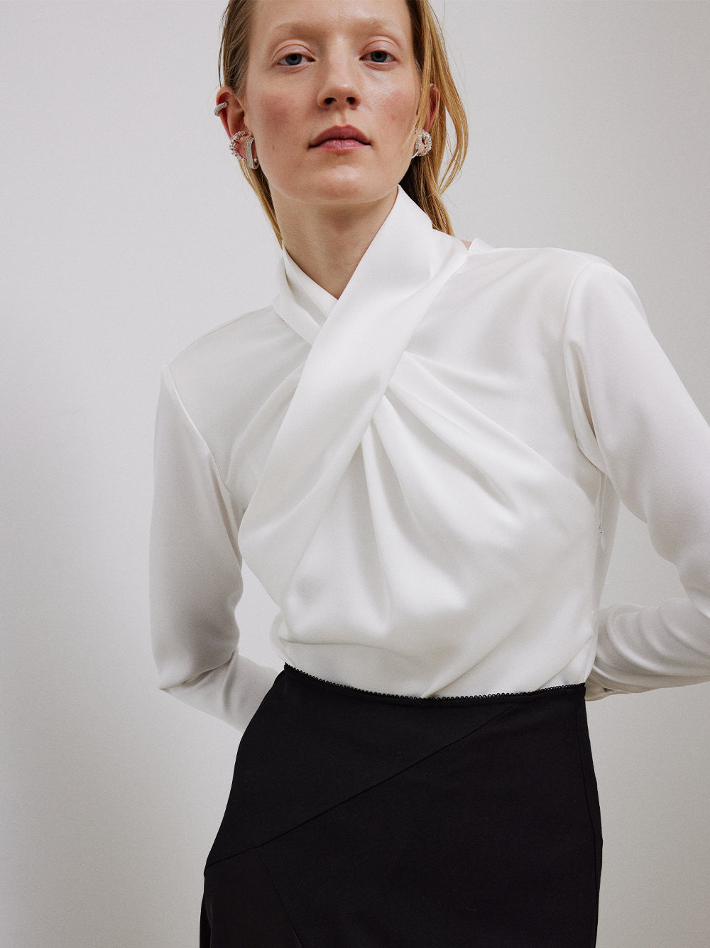 SATIN BLOUSE