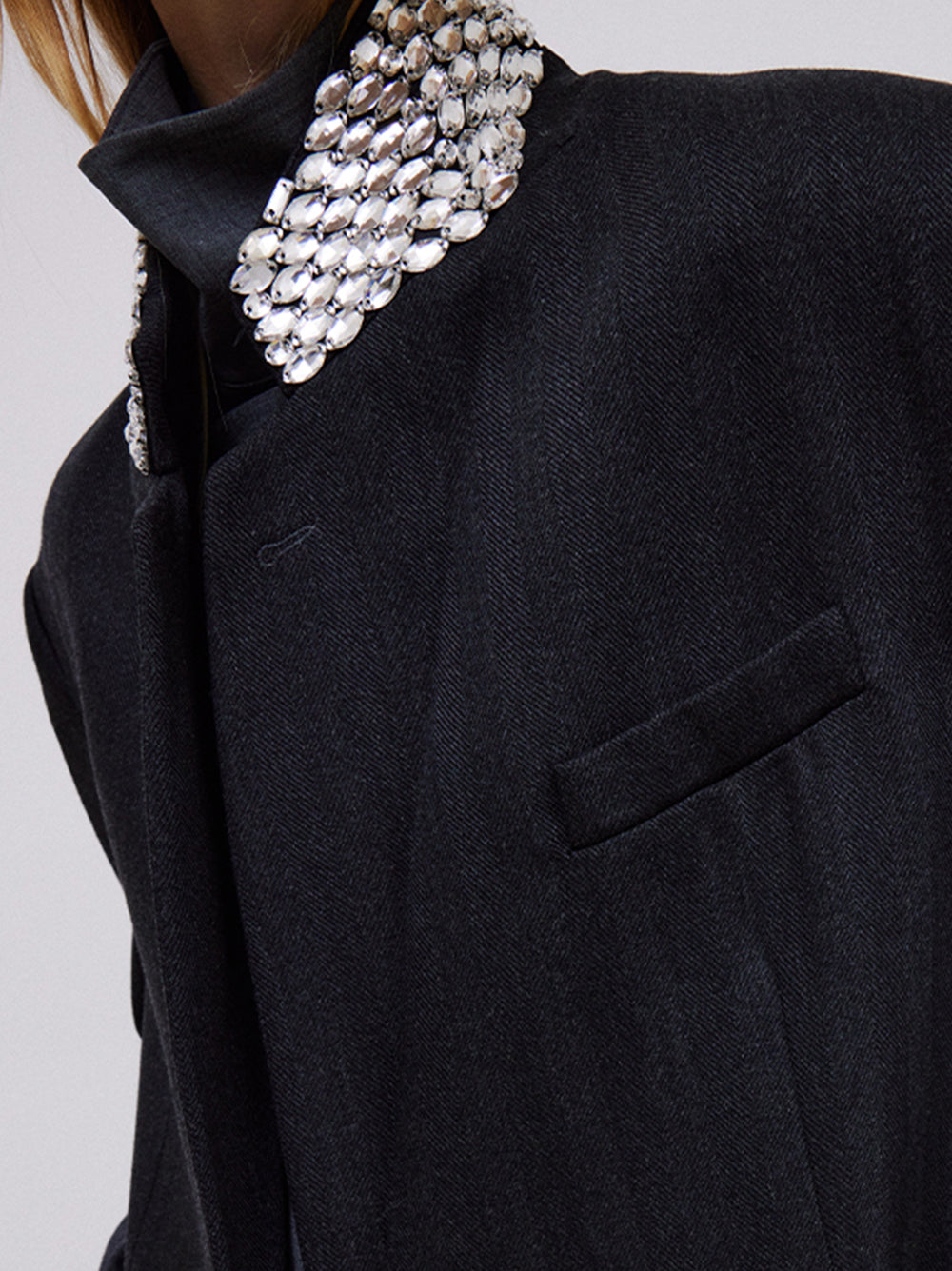 EMBELLISHED WOOL JACKET