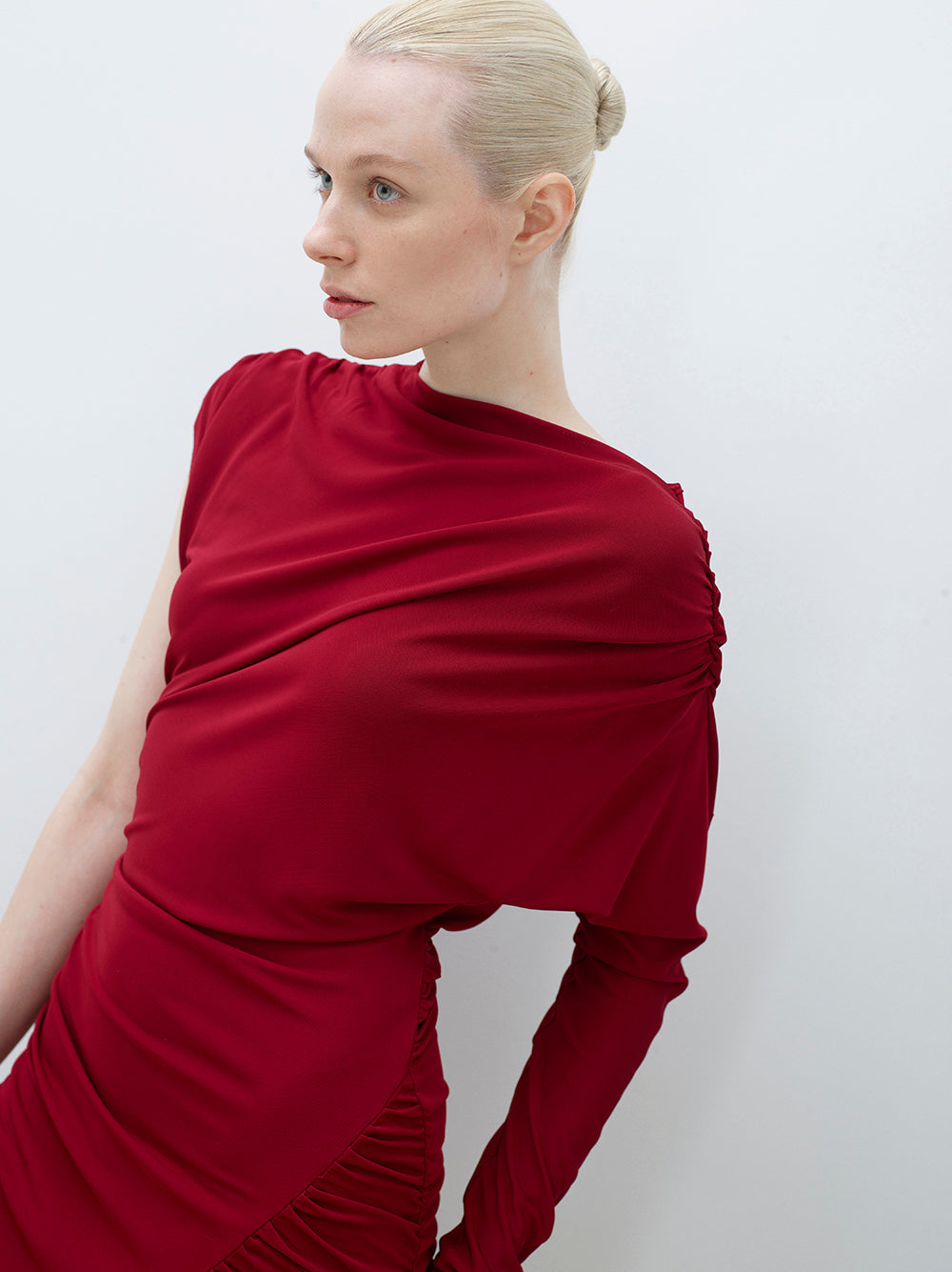 Jersey Draped Dress
