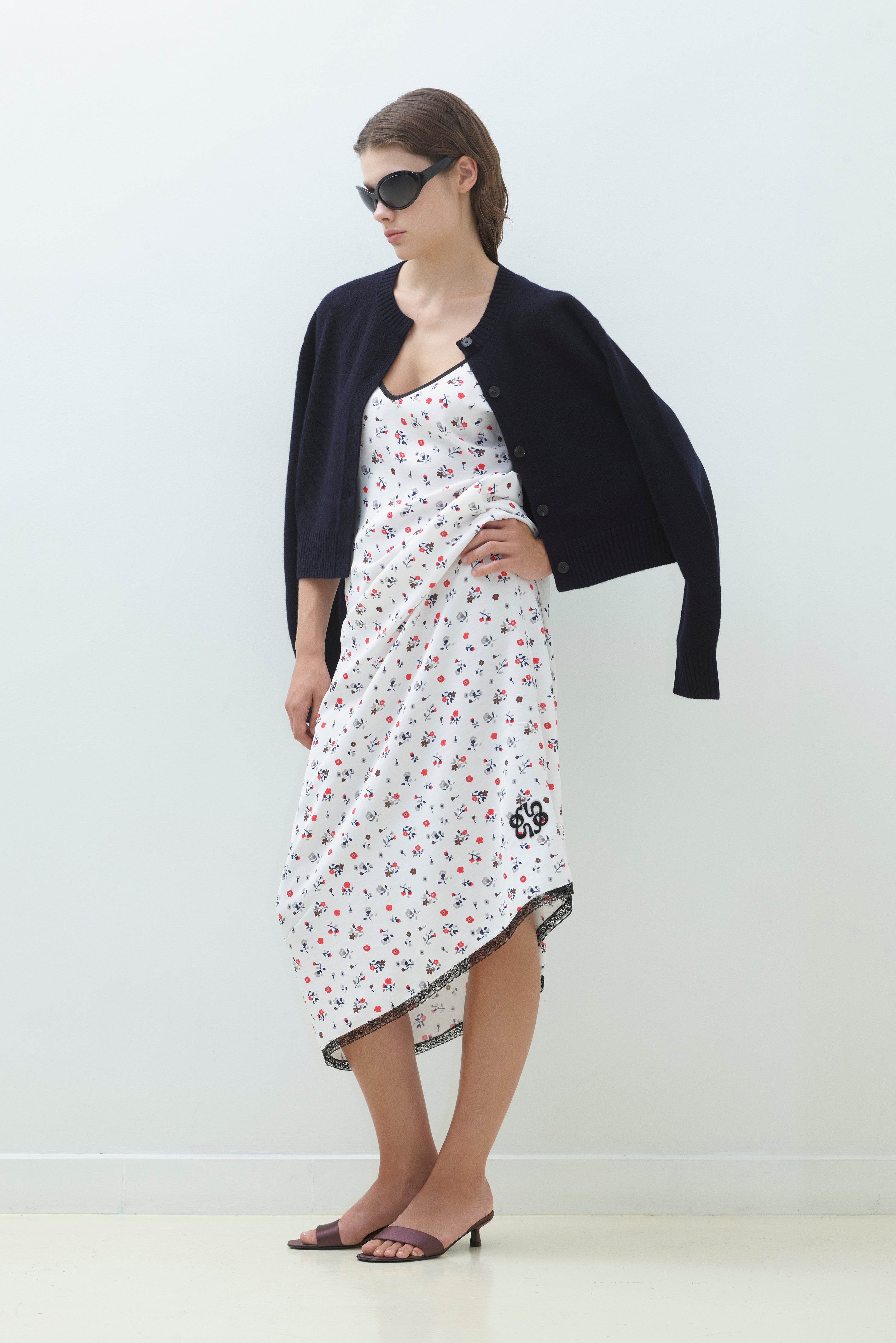 LACE HEM SLIP DRESS