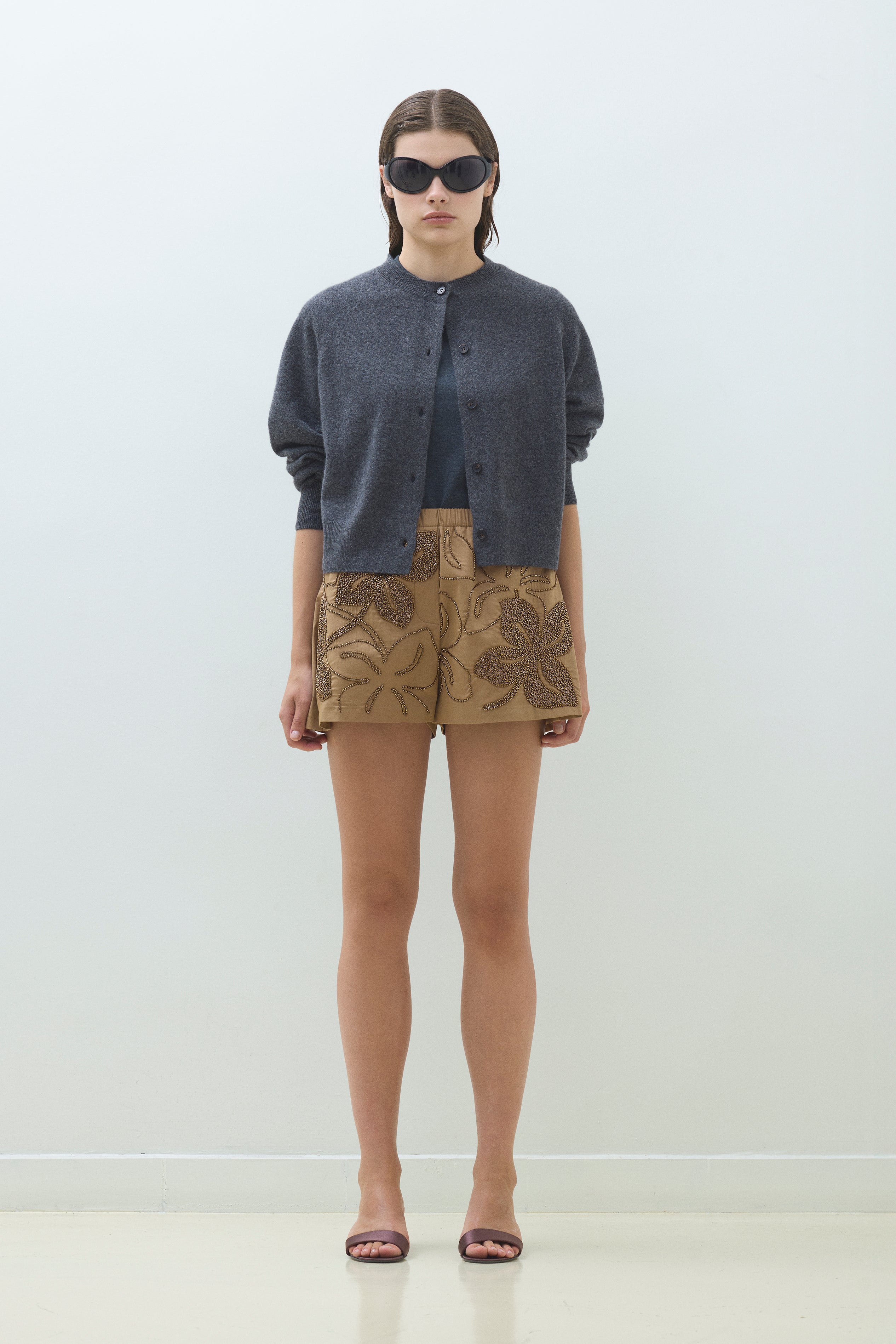 EMBORIDERED BOXER SHORTS