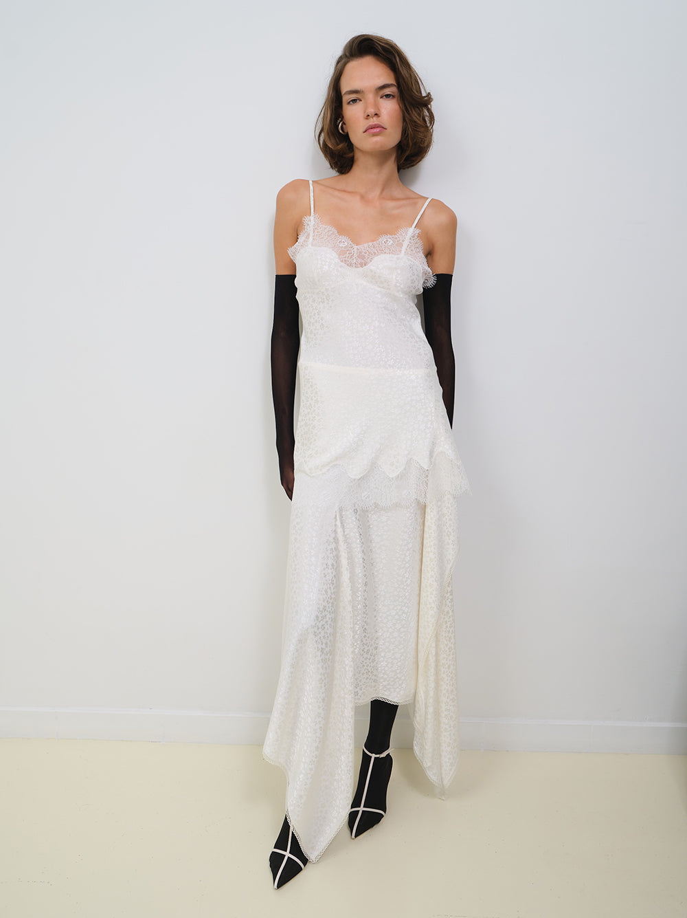 JACQUARD SKIRT ASYMMETRICAL