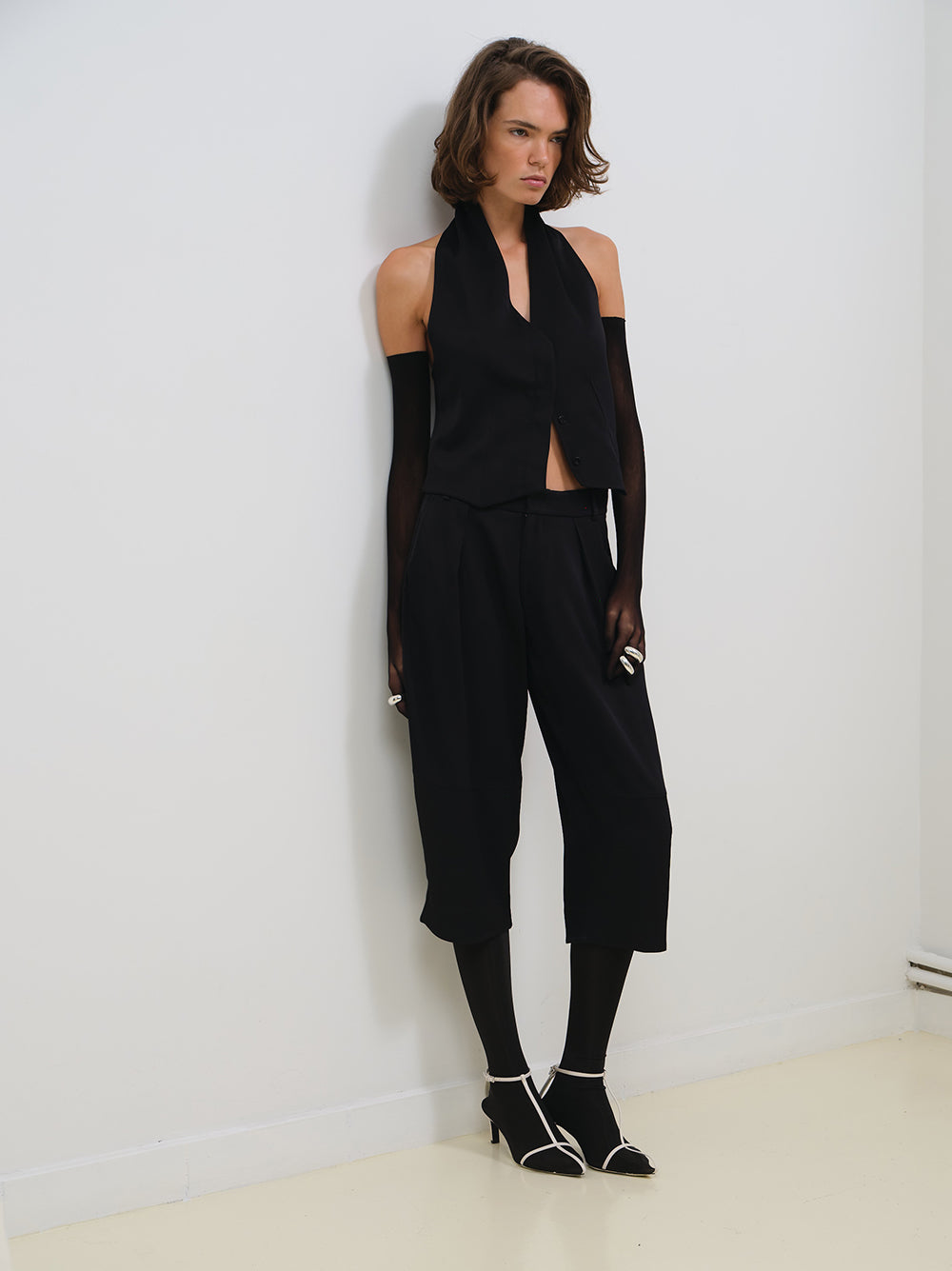 VISCOSE BERMUDA PANTS