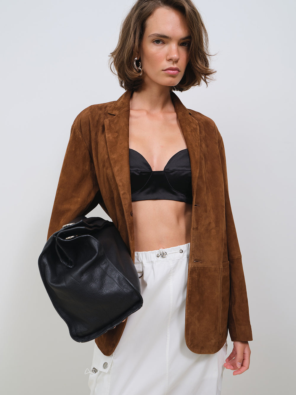 BROWN SUEDE BLAZER
