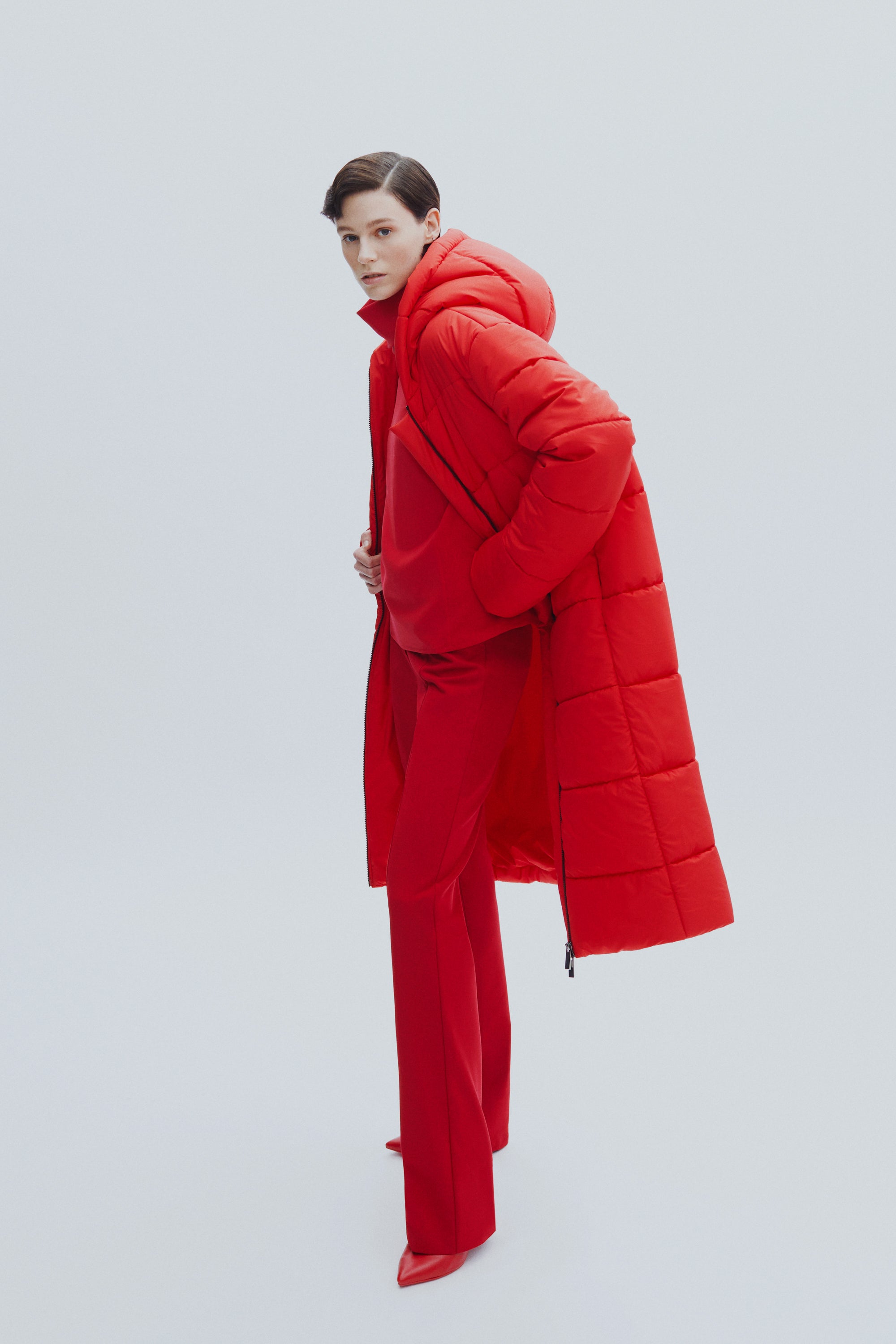 Red Windbreaker