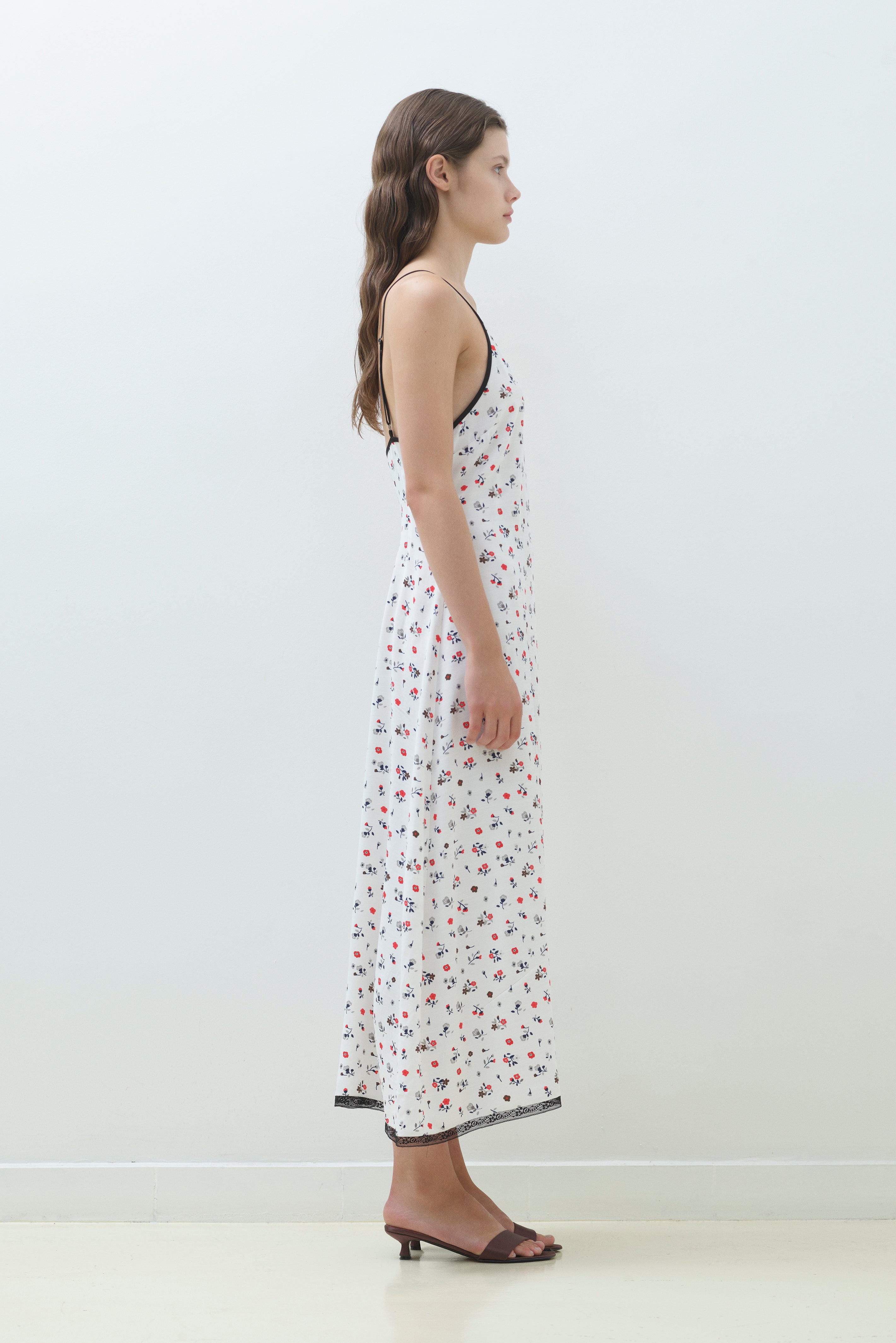 LACE HEM SLIP DRESS