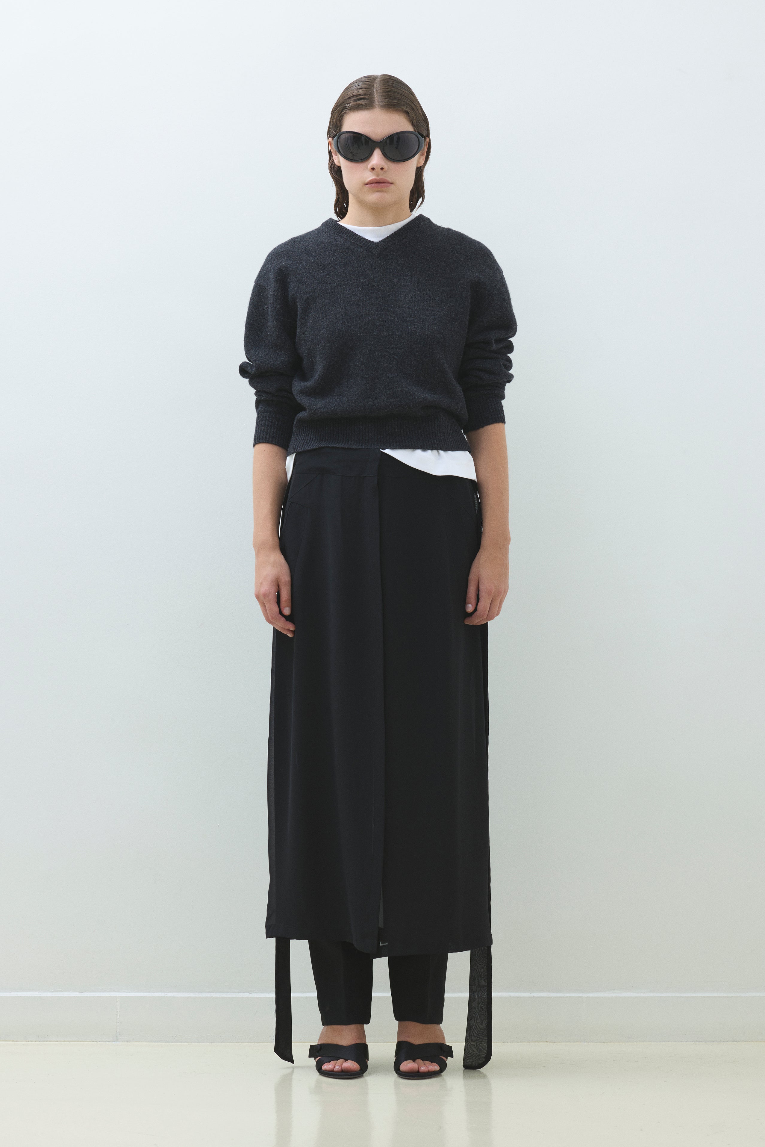 CHIFFON PANTS CAPE
