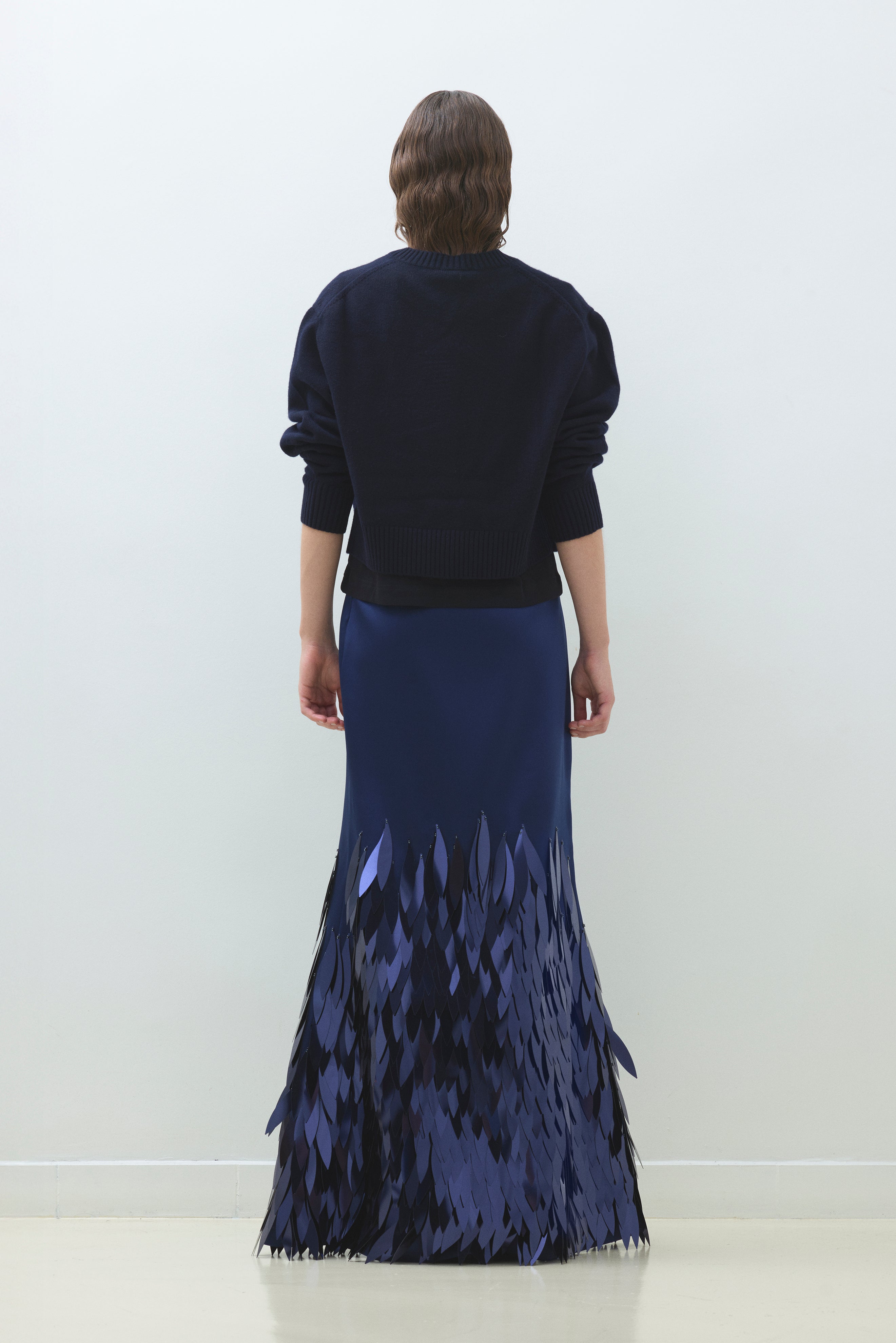 HAND EMBROIDERED WHALE SKIRT
