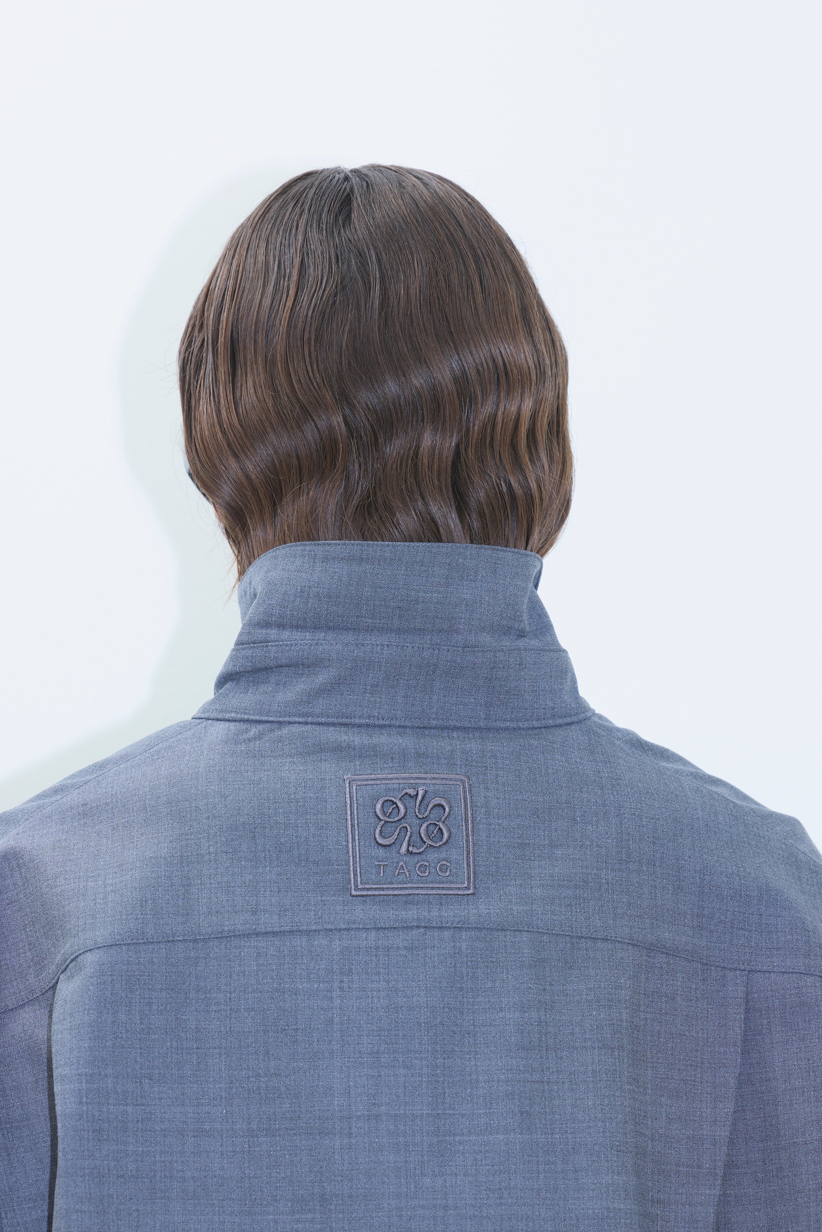 CROP LIGHT WOOL JACKET WITHOUT LINING